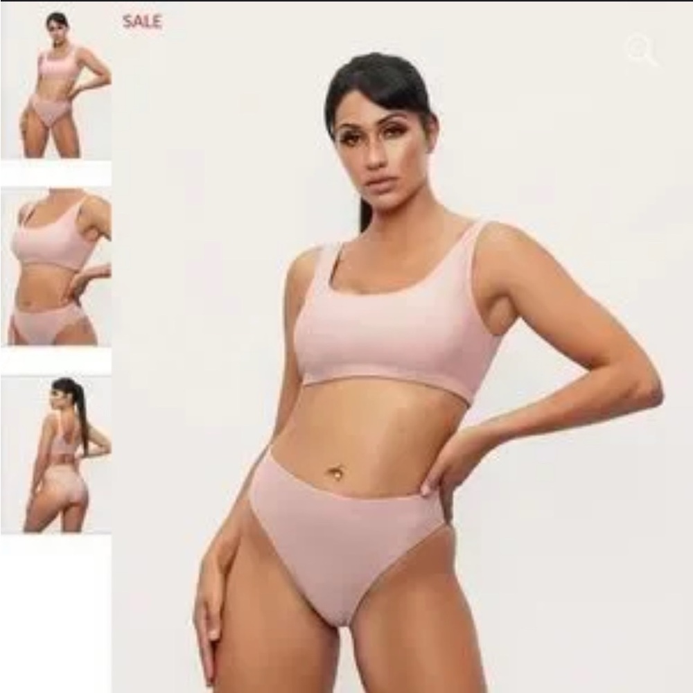 Fredericks of Hollywood Pink Bikini Set